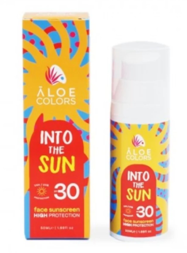 Aloe Colors Into The Sun SPF30 Face Sunscreen Αντηλιακή Κρέμα Προσώπου … Aloe Colors Into The Sun SPF30 Face Sunscreen Αντηλιακή Κρέμα Προσώπου …