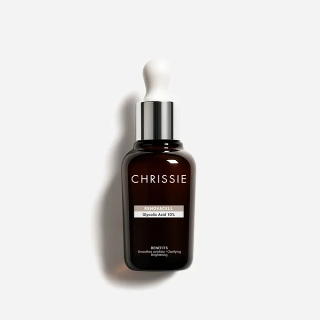 Chrissie Renovacell Glycolic Απολεπιστικός Ορός με 10% Γλυκολικό Οξύ &hellip;