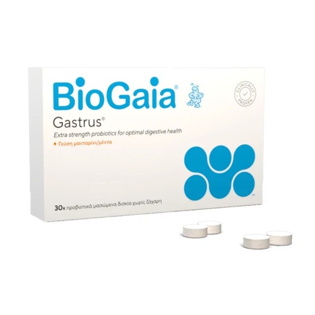 BioGaia Gastrus Συμπλήρωμα Διατροφής Προβιοτικών με Γεύση Μέντα & Μαντ … BioGaia Gastrus Συμπλήρωμα Διατροφής Προβιοτικών με Γεύση Μέντα & Μαντ …