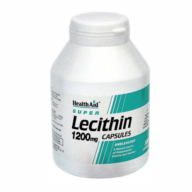 Health Aid Lecithin 1200mg Συμπλήρωμα Διατροφής Λεκιθίνης για τον Έλεγ …