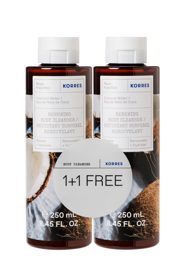 Korres PROMO Water Coconut Αφρόλουτρο Καρύδα 250ml