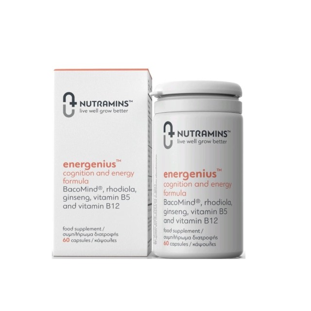 Nutramins Energenius Συμπλήρωμα Διατροφής για την Καλή Λειτουργία του …