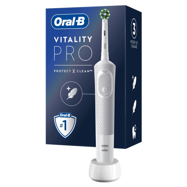 Oral B Vitality PRO Γκρι Ηλεκτρική Οδοντόβουρτσα 1 Τεμάχιο