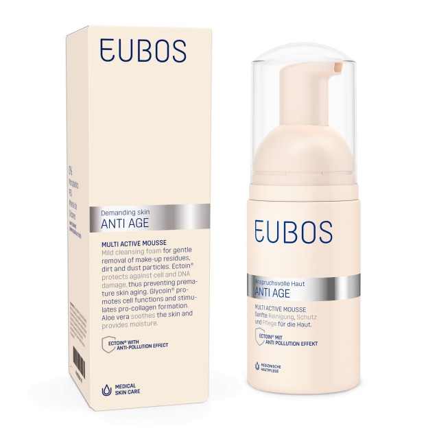 Eubos Multi Active Mousse Καθαριστικός Αφρός Για Το Πρόσωπο 100ml
