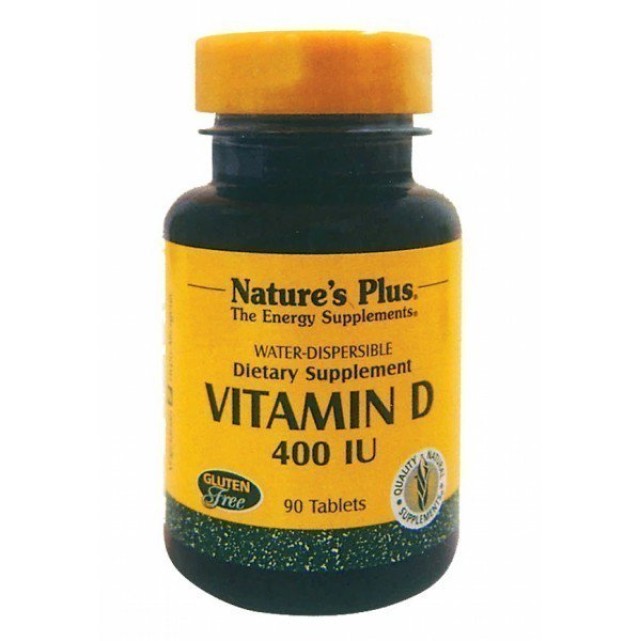 NATURES PLUS VITAMIN D 400 IU WATER-DISPERSIBLE 90TABS