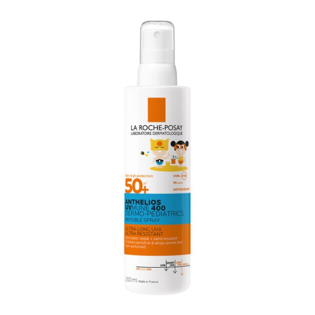 La Roche Posay Anthelios UVMune 400 Dermo Pediatrics Invisible Spray S … La Roche Posay Anthelios UVMune 400 Dermo Pediatrics Invisible Spray S …