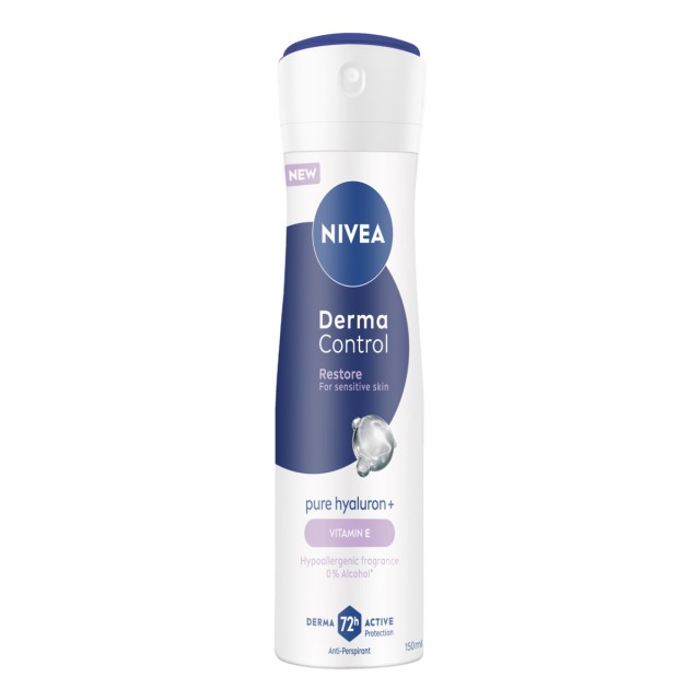 Nivea Derma Control Restore Γυναικείο Αποσμητικό Spray για 72 ώρες Προ &hellip;