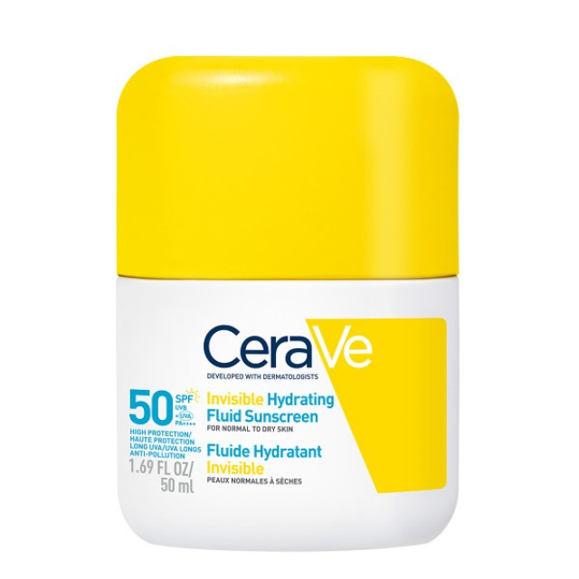 CeraVe Invisible Hydrating Fluid SPF50 Αντηλιακό Προσώπου για Κανονική … CeraVe Invisible Hydrating Fluid SPF50 Αντηλιακό Προσώπου για Κανονική …