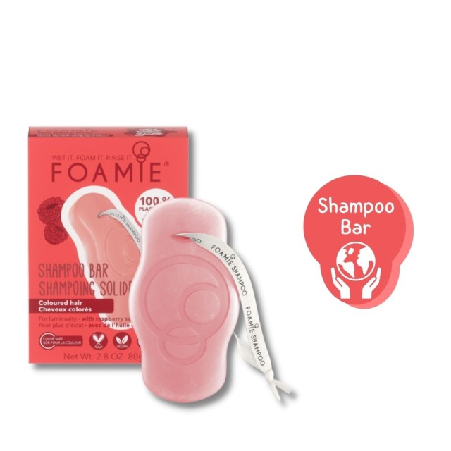 Foamie Shampoo Bar The Berry Best Colored Hair Σαμπουάν για Βαμμένα Μαλλιά 80gr