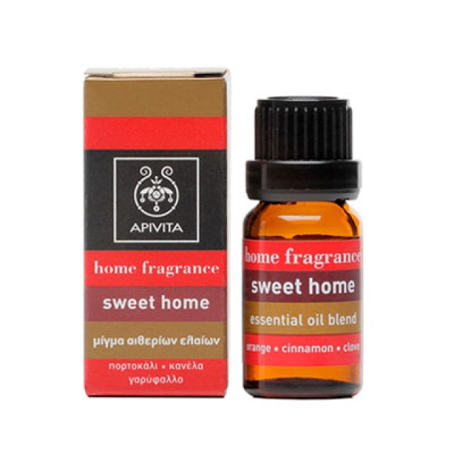 Apivita Essential Oil Sweet Home Μίγμα Αιθερίων Ελαίων με Πορτοκάλι, Κ …
