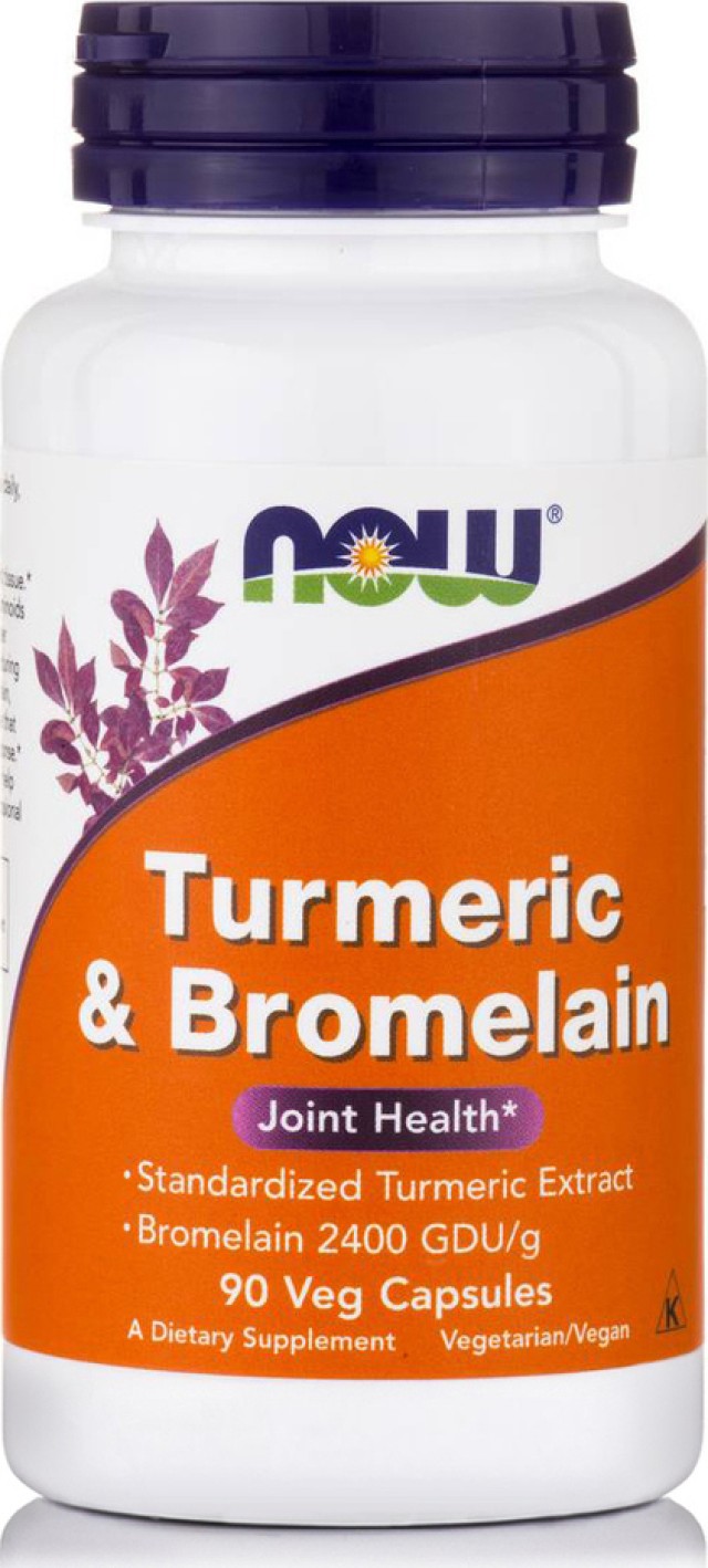 Now Foods Turmeric & Bromelain Συμπλήρωμα Διατροφής Για Την Αρθρίτιδα …