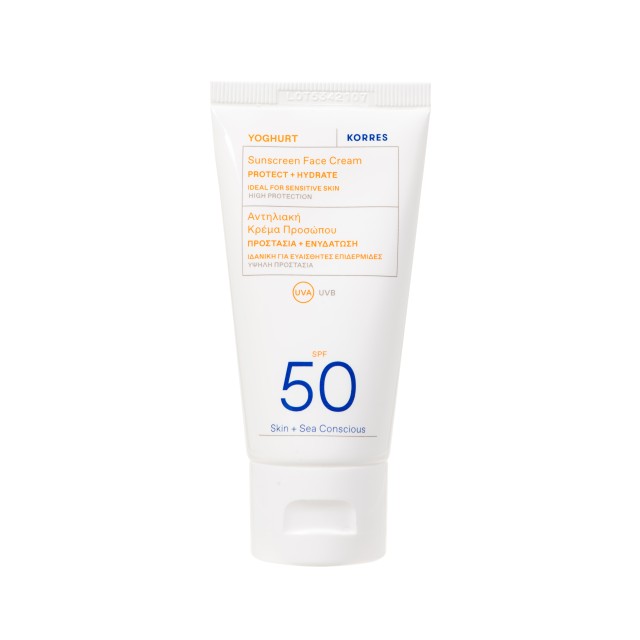 Korres Yoghurt SPF50 Γιαούρτι Αντηλιακή Κρέμα Προσώπου για Ευαίσθητες …