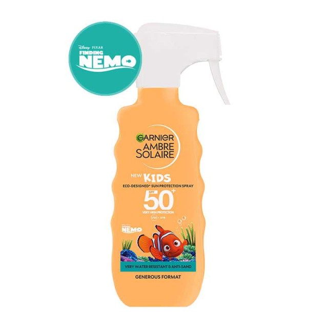 Garnier Ambre Solaire Kids Sun Protection Nemo SPF50+ Παιδικό Αντηλιακό Spray Σώματος 300ml