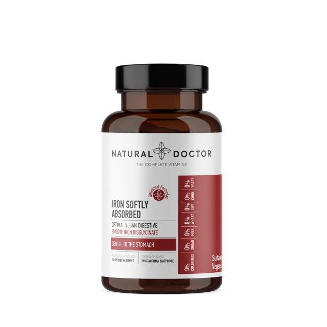 Natural Doctor Iron Soflty Absorbed Συμπλήρωμα Διατροφής Για Το Γαστρε …