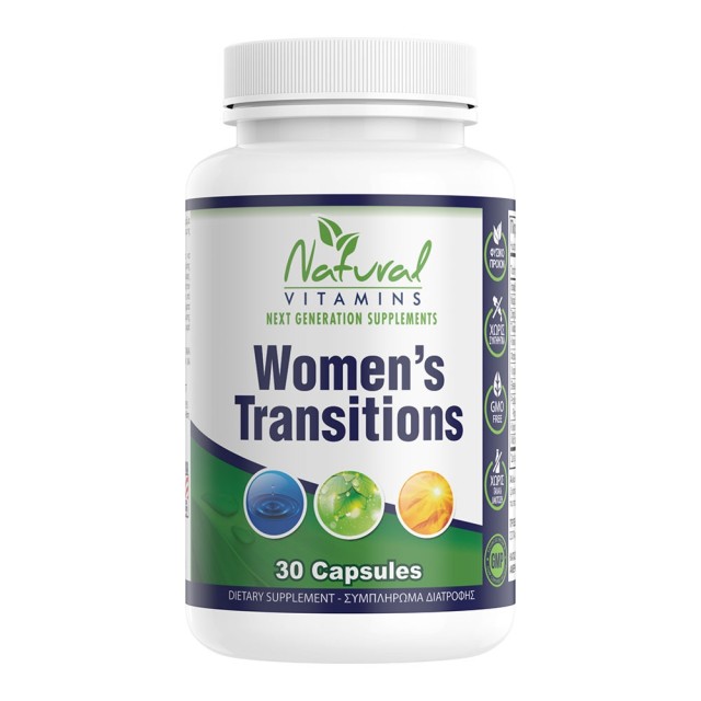 Natural Vitamins Women’s Transitions Φυσική Φόρμουλα για τη Διαχείριση … Natural Vitamins Women’s Transitions Φυσική Φόρμουλα για τη Διαχείριση …