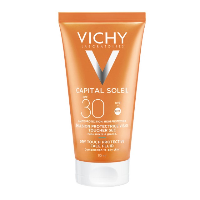 Vichy Ideal Soleil Mattifying Face Dry Touch SPF30 Αντηλιακή Κρέμα Προσώπου Για Ματ Αποτέλεσμα 50ml