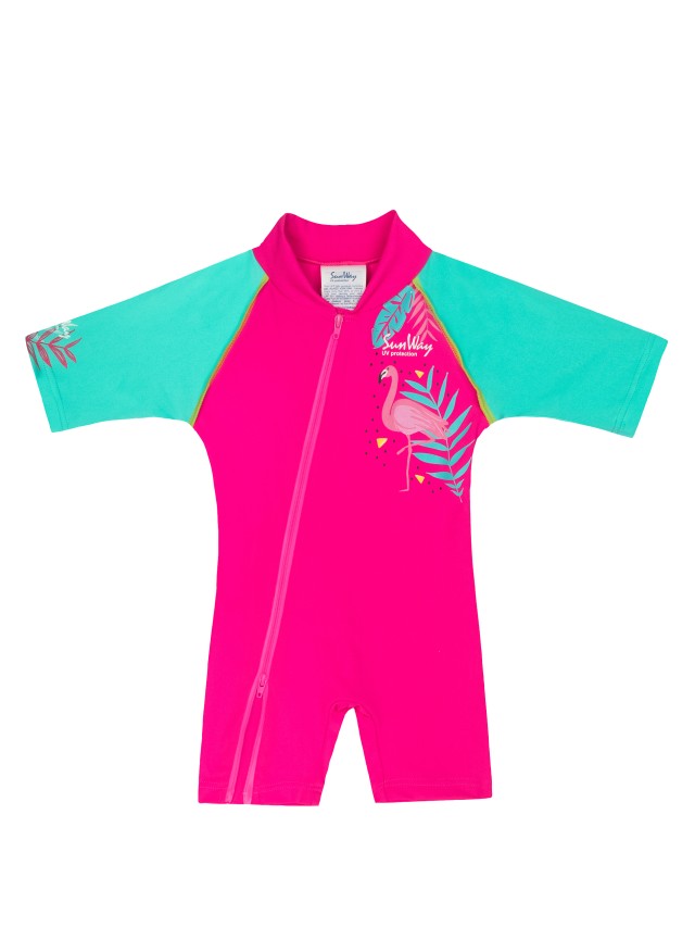 Sunway UV Ολόσωμο Φορμάκι με Αντηλιακή Προστασία UPF50+ Flamingo 3-4 Ε …