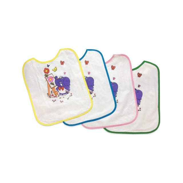 OEM - Σαλιάρα με Cartoon 100% PVC με Βαμβακερή Επένδυση, Μεγάλο Μέγεθο …