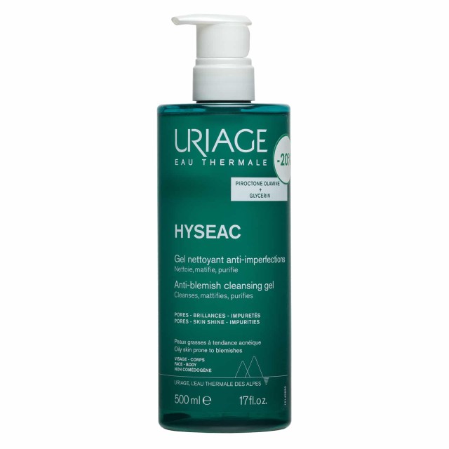 Uriage Hyseac Cleansing Gel Προσώπου & Σώματος για Βαθύ Καθαρισμό 500m …