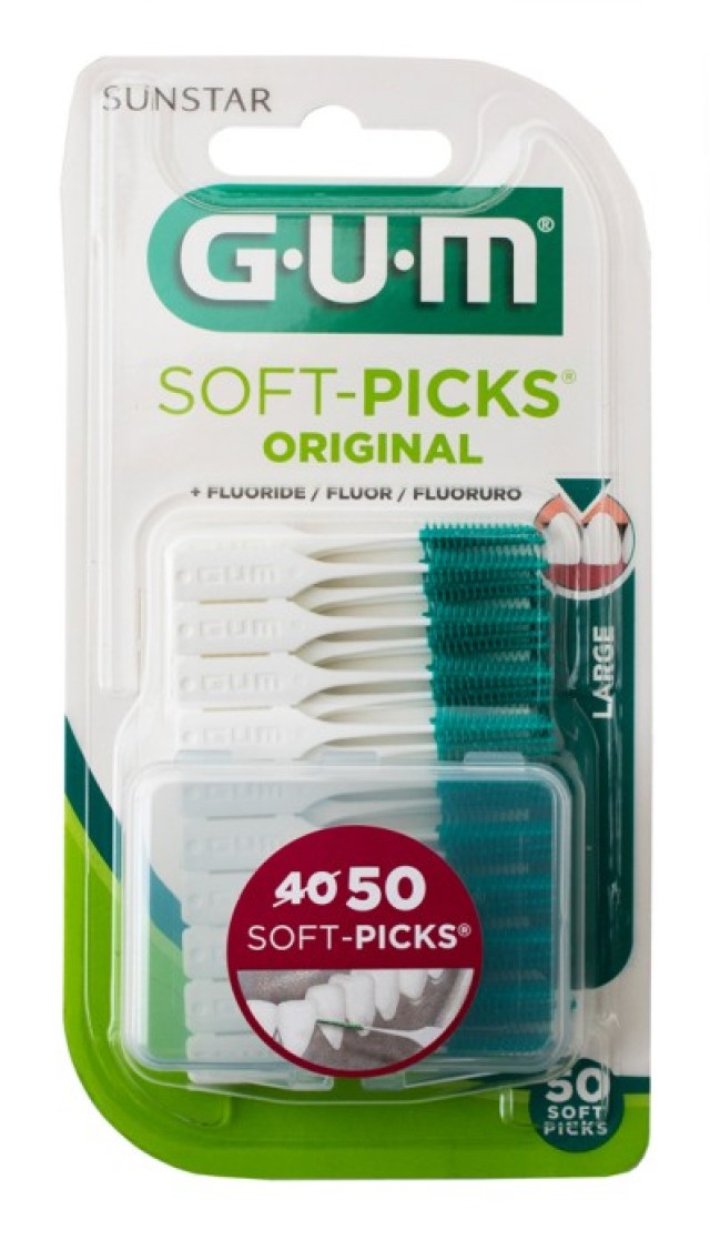 GUM Promo 40+10τμx Soft Picks Original Μεσοδόντια Βουρτσάκια Large [63 &hellip;