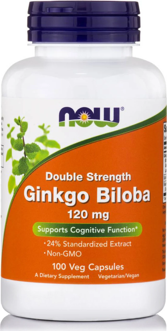Now Foods Ginkgo Biloba 120mg (24 W/Gotu Kola & Eleuthero) Supplement …