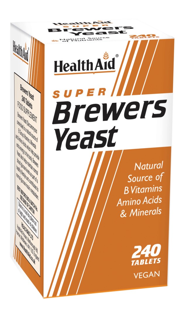 Health Aid Brewers Yeast Συμπλήρωμα Διατροφής με Μαγιά Μπύρας 240 Ταμπλέτες