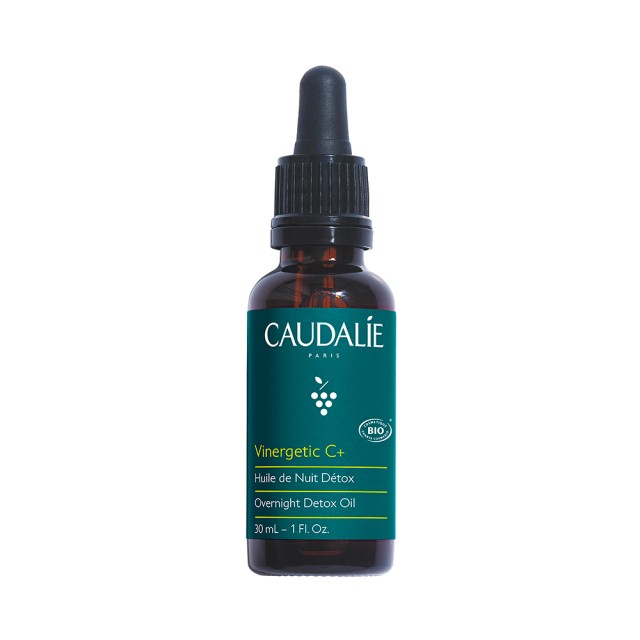 Caudalie Vinergetic C+ Overnight Detox Oil Ξηρό Λάδι Προσώπου για Αναζωογόνηση - Αποτοξίνωση της Επιδερμίδας 30ml