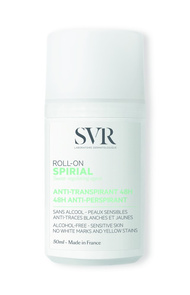 SVR Spirial Αντι-Ιδρωτικό Roll on με 48ώρη Αποτελεσματικότητα 50ml