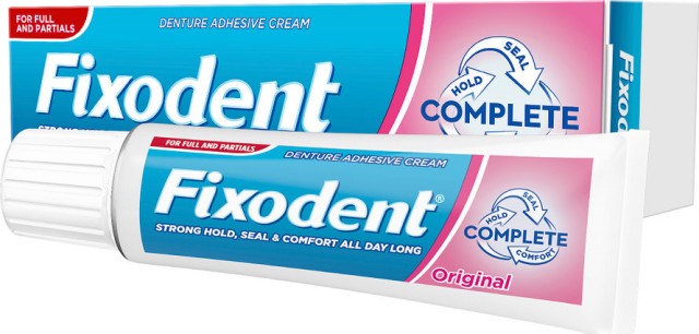 Fixodent Complete Original Fixing Denture Cream with Mint Aroma 47gr
