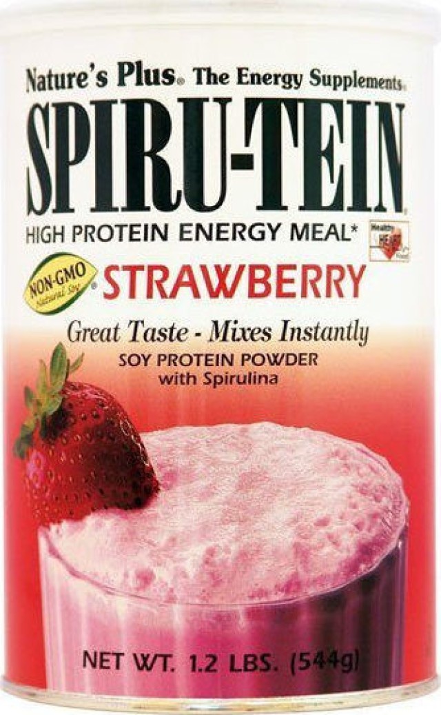 Natures Plus Spiru-Tein Strawberry Πρωτεϊνούχο Πολυβιταμινούχο Shake με Γεύση Φράουλα 544gr