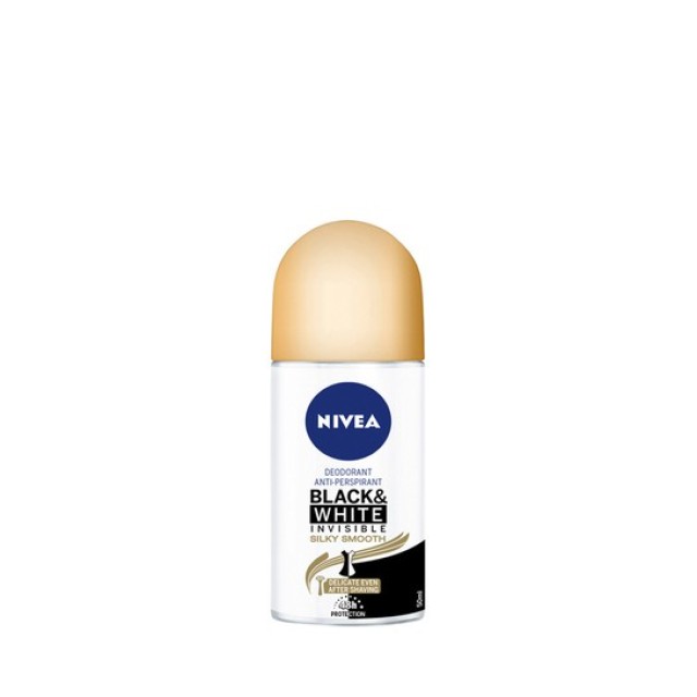 Nivea Black & White Invisible Silk Deo Γυναικείο Αποσμητικό Roll-on 48 …