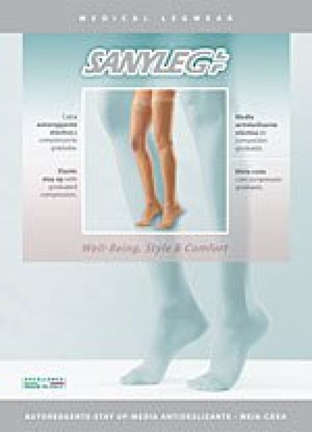 SANYLEG ΕΛΑΣΤΙΚΗ ΚΑΛΤΣΑ ΡΙΖΟΜΗΡΙΟΥ ΜΕ ΣΙΛΙΚΟΝΗ STAY UP P23 Μπέζ Small SANYLEG ΕΛΑΣΤΙΚΗ ΚΑΛΤΣΑ ΡΙΖΟΜΗΡΙΟΥ ΜΕ ΣΙΛΙΚΟΝΗ STAY UP P23 Μπέζ Small