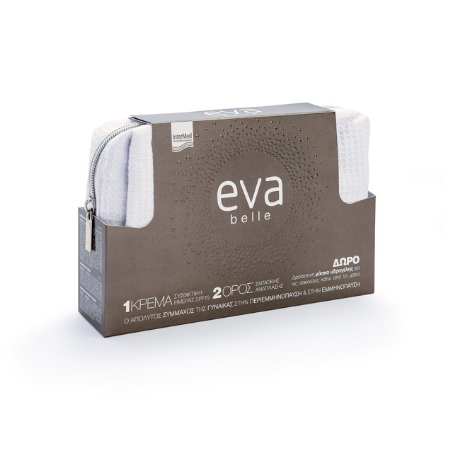 Intermed PROMO Eva Belle Firming Day Cream SPF15 50ml - Regenerating Serum 50ml - ΔΩΡΟ Refreshing Hydrogel Eye Mask 1 Ζευγάρι