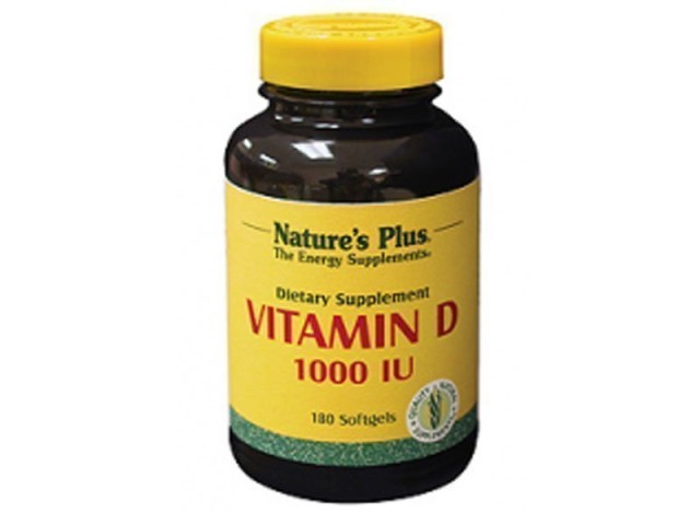 NATURES PLUS VITAMIN D 1000 IU SOFTGELS 180