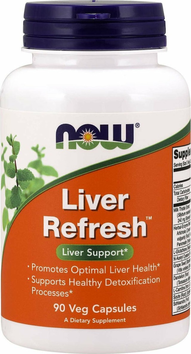 Now Foods Liver Detoxifier & Regenerator Συμπλήρωμα Διατροφής για την Προστασία του Ήπατος 90 Κάψουλες