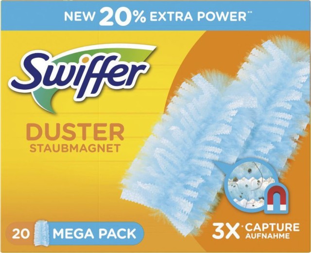 Swiffer Duster Ανταλλακτικά Πανάκια Ξεσκονίσματος Mega Pack 20 Τεμάχια