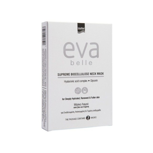 Intermed Eva Belle Supreme Biocellulose Neck Mask Αποστειρωμένη Μάσκα … Intermed Eva Belle Supreme Biocellulose Neck Mask Αποστειρωμένη Μάσκα …