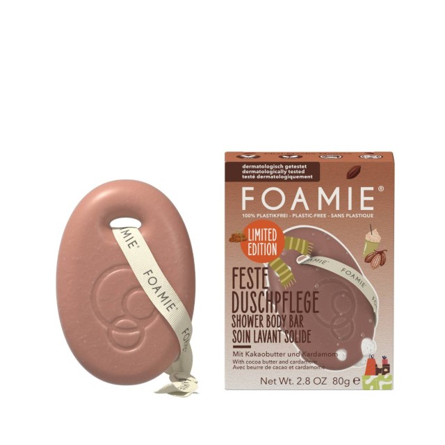 Foamie Body Bar Chai Mocha Mousse Αφρόλουτρο σε Μορφή Μπάρας για Θρέψη …