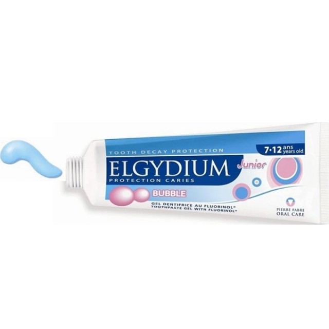 Elgydium Junior Bubble 1400ppm Παιδική Οδοντόκρεμα 7-12 Ετών 50ml