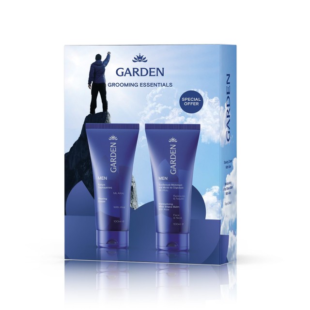 Garden PROMO Men Grooming Essentials Box Set Κρέμα Ξυρίσματος με Αλόη … Garden PROMO Men Grooming Essentials Box Set Κρέμα Ξυρίσματος με Αλόη …