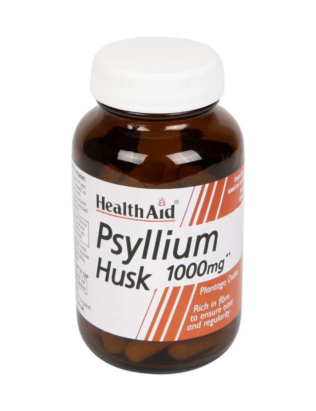 Health Aid Psyllium Husk 1000mg Συμπλήρωμα Διατροφής με Ψύλλιο για Ομα …
