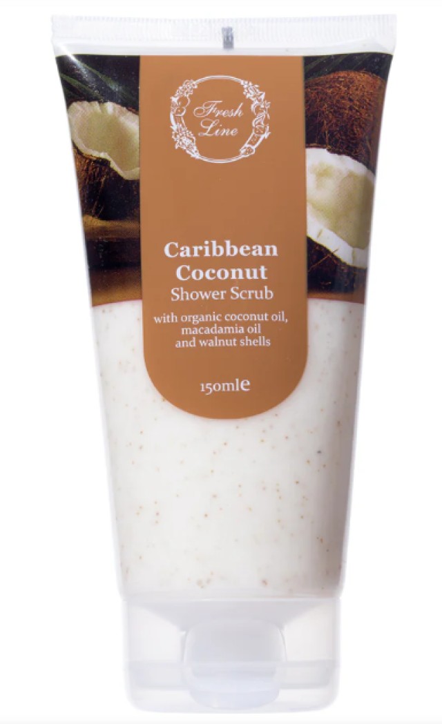 Fresh Line Caribbean Coconut Shower & Scrub Αίσθηση Ζεστασιάς & Τροπικ … Fresh Line Caribbean Coconut Shower & Scrub Αίσθηση Ζεστασιάς & Τροπικ …