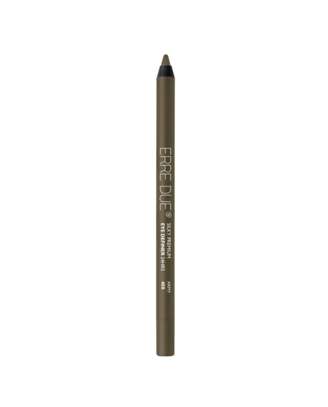 Erre Due Silky Premium Eye Definer 24hrs 408 Army Μολύβι Ματιών με Σύν …
