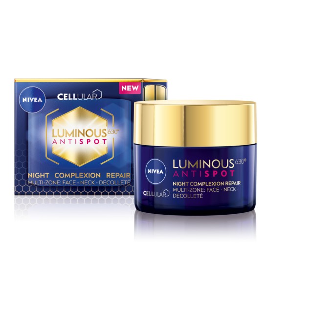 Nivea Cellular Luminous 630 Antispot Night Complexion Repair Cream Κρέ … Nivea Cellular Luminous 630 Antispot Night Complexion Repair Cream Κρέ …