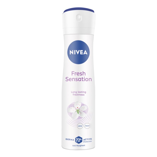 Nivea Deo Fresh Sensation Γυναικείο Αποσμητικό Spray 72 ώρες Προστασία …