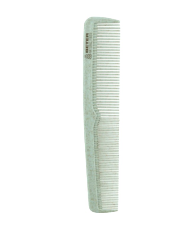 Beter Natural Fiber Whisk Comb Χτενάκι με Στρογγυλεμένες Άκρες Χρώμα Φυστικί 1 Τεμάχιο