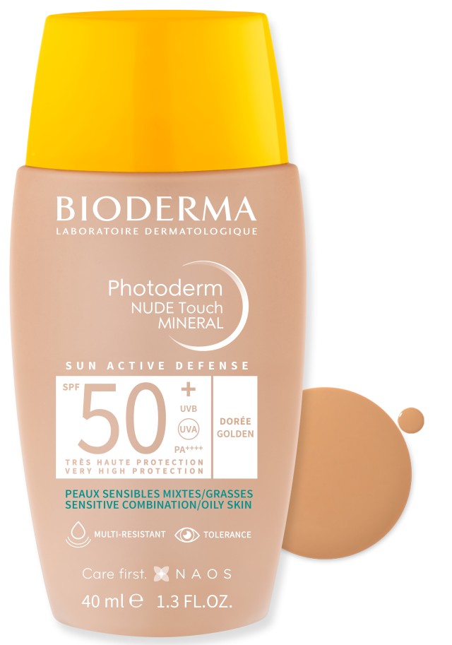Bioderma Photoderm Nude Touch Mineral SPF50+ Doree Αντηλιακό Προσώπου … Bioderma Photoderm Nude Touch Mineral SPF50+ Doree Αντηλιακό Προσώπου …