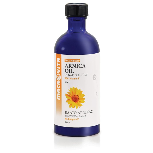 Macrovita Arnica Oil Έλαιο Άρνικας σε Φυσικά Λάδια με Βιταμίνη Ε για Μ …