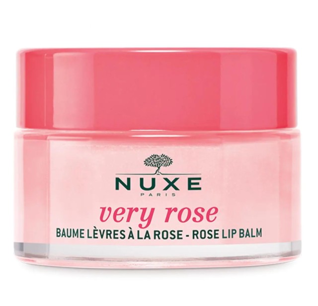 Nuxe Very Rose Ενυδατικό Lip Balm για Ξηρά - Πολύ Ξηρά Χείλη 15gr
