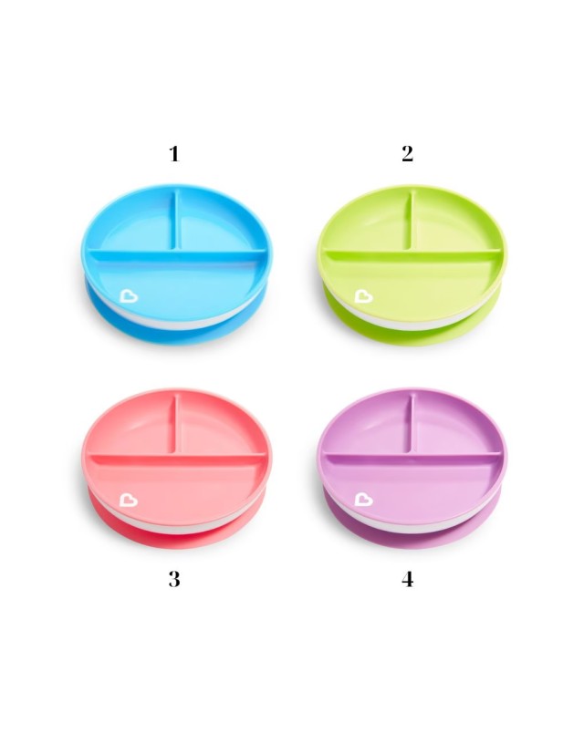 Munchkin Suction Plate Παιδικό Πιάτο με Βεντούζα για 6m+ σε Τυχαίους Χ …